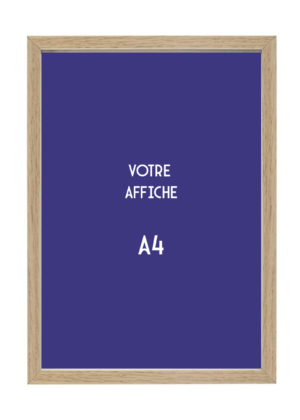 Cadre 21x30 pour affiche A4 - Bois