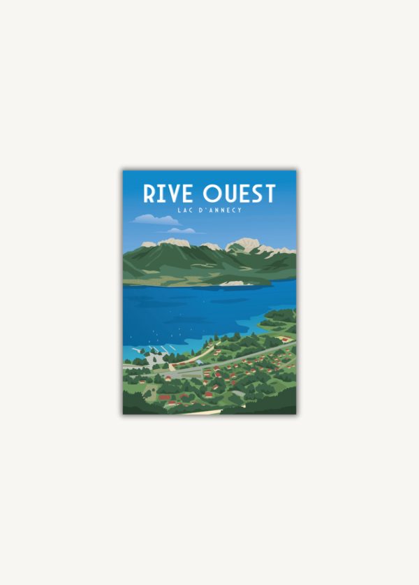 Magnet Rive Ouest | Lac d'Annecy