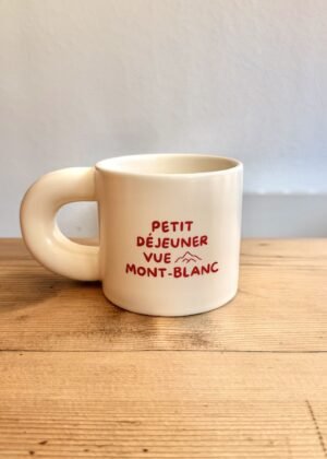Mug | Petit déjeuner vue Mont-Blanc