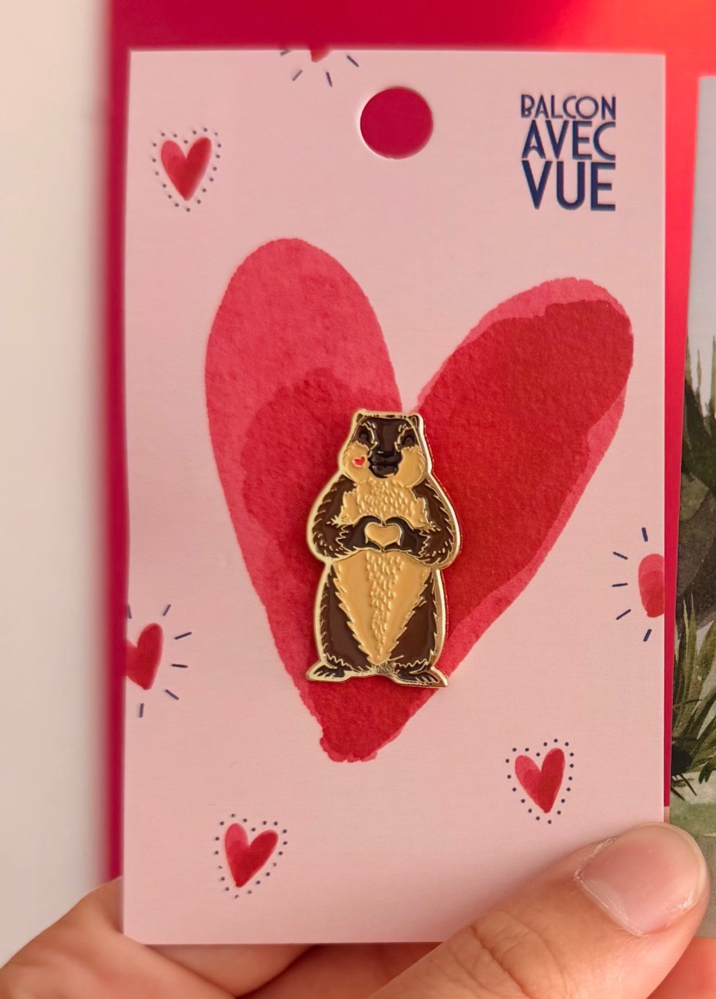Pin's | Marmotte coeur